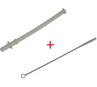 DeLonghi 5313235381 Tuyau à lait + brosse de nettoyage pour la machine à café Nespresso EN750 Lattissima Pro