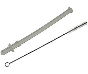 Delonghi 5313235381 Tuyau de mousseur de lait + brosse de nettoyage Piebert (8 mm) pour machine à café EN750 Lattissima Pro Nespresso Automatique