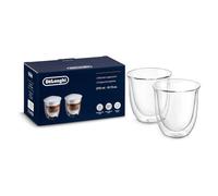 De'Longhi 5513214601 verre à café Transparent 2 pièces 190 ml