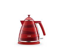 De'Longhi Avvolta KBA3001R Bouilloire avec filtre anti-calcaire 1,7 l Base pivotante à 360° Rouge