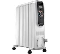 Radiador Eléctrico De'Longhi 2500W grande control giratorio efecto chimenea y seguridad avanzada