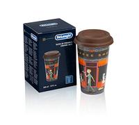 DeLonghi Coupe Coffeshop Céramique Thermique Double Mur 300ml Couvercle Silicone