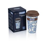 DeLonghi Coupe Flower Céramique Thermique Double Mur 300ml Couvercle Silicone
