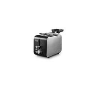 DeLonghi - Grille-pain CTX 2203.BK - 2 tranches, 2 emplacements, pinces - Noir