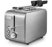 De'Longhi CTX 2203 - Grille-pain - 2 tranche - 2 Emplacements - argent Argent G