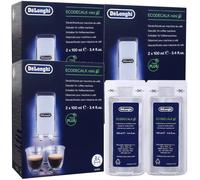 DeLonghi Detartrant EcoDecalk Mini Lot de 3 pièces de détartrant pour machine à café, total 6 sachets de 100ml