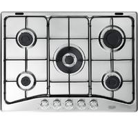 DELONGHI DFI57ASV Cuisinière 5 Brûleurs 70CM 1 Triple Couronne Inox