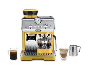 De'Longhi EC9155.YE La Specialista Arte, Macchina da Caffè Espresso, Macinacaffè Integrato, Funzione Latte Art, Colore Giallo
