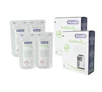 DeLonghi EcoDecalk Mini Lot de 2 pièces de détartrant pour machine à café (total 4 sachets de 100 ml)