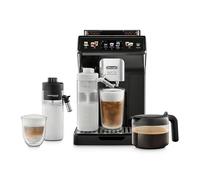 De'Longhi Eletta Evo - Machine à Café Automatique 6 Boissons Noir | Machine à Café à Grain, Mousseur LatteCrema, Expresso, Cappuccino, Écran LCD, Icônes Tactiles, ECAM46.860.B