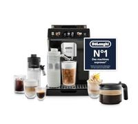 De'Longhi Eletta Explore - Machine à Café Automatique 40+ Boissons Grise | Machine à Café à Grain, Mousseur LatteCrema Hot&Cool, Boissons Chaudes et Froides, Écran Couleur, ECAM452.57.G