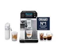 De'Longhi Eletta Explore - Machine à Café Automatique 50 Boissons Cold Brew | Machine à Café à Grain, Mousseur LatteCrema Hot&Cool, Boissons Chaudes et Froides, Écran Couleur, Gris Foncé, ECAM452.67.G