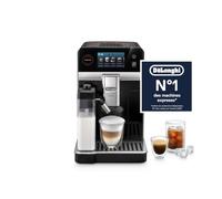 De'Longhi Eletta Ultra - Machine à Café à Grain 40+ Boissons Silent Tech | Machine à Café Automatique, Carafe à Lait LatteCrema Hot, Boissons Chaudes et Froides, Écran Couleur, Noir ECAM472.50.B