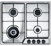 DELONGHI DLI46ASDV Table de Cuisson 4 Feux 1 Triple Couronne Inox