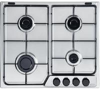Delonghi FFA46ASV Table de Cuisson 4 Brûleurs Valve Sécurité en Acier Inoxydable