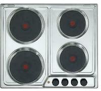 Delonghi Ffi46Er Piano De Cuisson Électrique 4 Brûleurs Électriques 60 Cm Inox