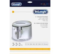 Delonghi Filtres pour friteuse Filtre à vapeur de graisse, à charbon actif Type : F-9 (1 paquet)