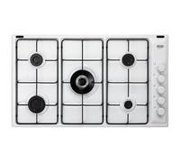 DeLonghi FLB59DD Plan de cuisson à gaz blanc 90 cm 5 feux 1 double couronne
