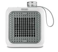 De'Longhi HFX10B03.GR Chauffage d'ambiance électrique Intérieur Gris, Blanc 350 W Ventilateur de chauffage d'ambiance électrique