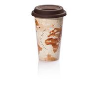 De'Longhi Hot Coffee Travel Mug isotherme en céramique Motif Adventure, Design Adventurer.