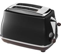 De'Longhi Icona Vintage CTOV 2103.BK - Grille-pain - 2 tranche - 2 Emplacements - noir