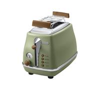 De'Longhi Icona Vintage CTOV 2103.GR - Grille-pain - 2 tranche - 2 Emplacements - vert