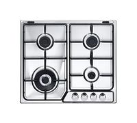 DE LONGHI IF46ASDVSPN Table de Cuisson en Acier Inoxydable 60 CM 4 Feux