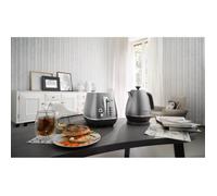 DeLonghi Bouilloire Distinta Flair KBI2001.S 1,7 L 2000 W Argent Filtre anti-calcaire amovible