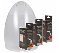 Delonghi - Kit d’entretien machine à café : Réservoir d’eau + 3x Kit de détartrage WI1015