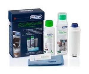 DeLonghi Kit de maintenance pour les machines à café entièrement automatiques DLSC306, Détartrant