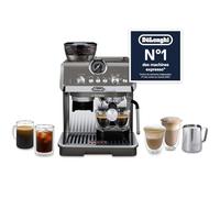 De'Longhi La Specialista Arte Evo - Machine à Espresso 4 Boissons | Machine à Café Manuelle avec Mousseur à Lait Manuel, Cold Brew, 3 Températures, Broyeur 15 Réglages, Titane, EC9255.T