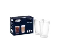 De'Longhi Lot de 2 verres élégants et thermiques en verre borosilicate à double paroi, 500 ml
