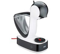 DeLonghi Machine à café à capsules Nescafé Dolce Gusto Infinissima, expresso, cappuccino et plus encore, 1,2 litre, EDG260,W, blanc et noir, lot de 1