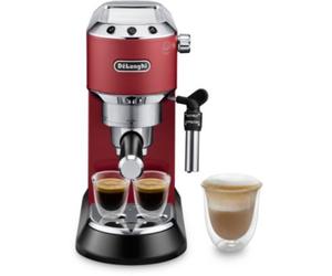 Delonghi - Machine À Expresso Ec695.R Dedica Rouge