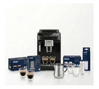 De'Longhi Magnifica Evo ECAM290.22.B - Machine expresso broyeur automatique 4 recettes, Noir + Pack 6 accessoires inclus