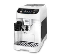 De'Longhi Magnifica Plus ECAM320.60.W, Machine à Café Automatique avec LatteCrema Chaud pour Cappuccino, 4 Recettes, Écran Tactile Couleur, Fonction Tirage Supplémentaire, Fonction x2, Blanc