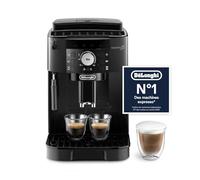 De’Longhi Magnifica S - Perfetto Machine à Café Automatique avec Mousseur à Lait Manuel, Machine à Espresso et Cappuccino, Panneau de Commande avec Boutons, Noir (ECAM11.112.B)