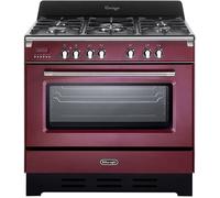 Delonghi MEM965RAED Cuisine 5 Feux Gaz Tr. Couronne Four Multifun. Cl.a Bordeaux