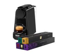 Bundle Machine Nespresso Essenza Mini noir + 50 Capsules Nespresso offertes DELONGHI