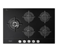 Délonghi Nsl 575d Ncm Noir Table De Cuisson Encastrable 75 Cm Gaz 5 Feux