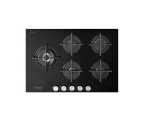De'Longhi NSL 575D NCM Noir Table de cuisson encastrable 75 cm Gaz 5 feux
