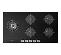 De'Longhi NSL 590D NCM Table de cuisson à gaz encastrable 90 cm 5 brûleurs Noir