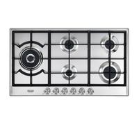 Délonghi Nsl 590d X Table De Cuisson à Gaz Encastrable 90 Cm Acier Inoxydable 5 Brûleurs
