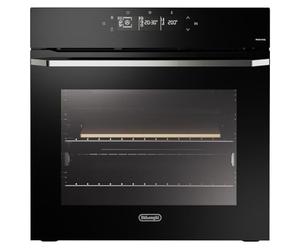 De'Longhi NSM 17 NL XDG Four électrique, 60 cm, 17 fonctions, ventilé, 74 litres, cuisson à la vapeur, gril électrique, hydrolytique, wifi, noir