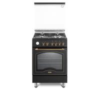 Delonghi PEMA664CL Cuisine 60CM 4 Feux 1 Triple Couronne Four Anthracite Ce A