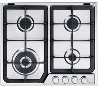 Delonghi PFI46GH Table de Cuisson 4 Feux 1 Triple Couronne 60CM Inox