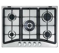 Delonghi Pfi57Gh Piano De Cuisson 70Cm 5 Brûleurs Ligne Slim Fonte Inox
