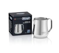 De'Longhi Pichet à mousse de lait, en acier inoxydable, 500 ml, outil de barista, pichet pour machine à expresso, cappuccino, latte Art, DLSC069