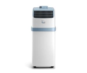 De'Longhi Pinguino Compact ES72 YOUNG, Modèle 2022, Climatiseur Mobile Silencieux, 8.300 BTU/h, 2,1 kW, 60m3, Gaz R290, Fonction Déshumidificateur, 24 Heures Timer, Classe Énergétique A, Blanc