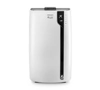 De'Longhi Pinguino PAC EX100, Climatiseur Mobile Silencieux, Fonction Déshumidificateur, Interface Numérique, 10 000 BTU/h, 2,5 kW, 64 dB Blanc